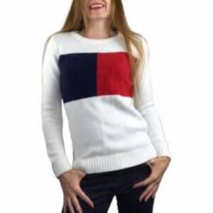 Tommy Hilfiger Streetwear Logo Cotton Sweater Sweatshirt Small S